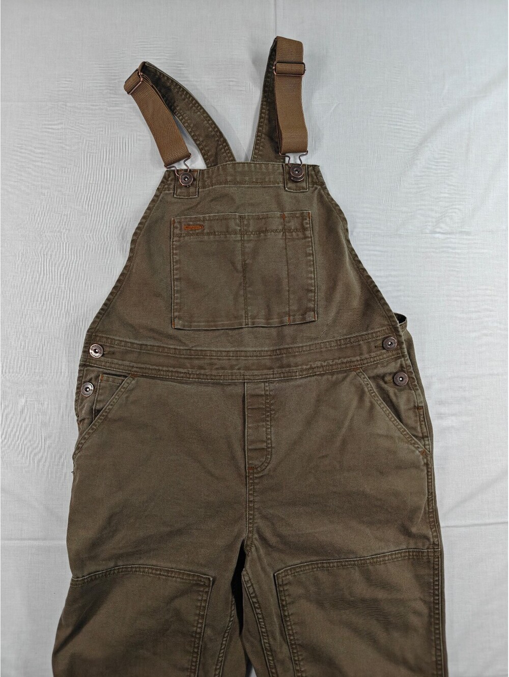 REI Cooperative Women's Brown Cotton-Blend Overalls, Size 8